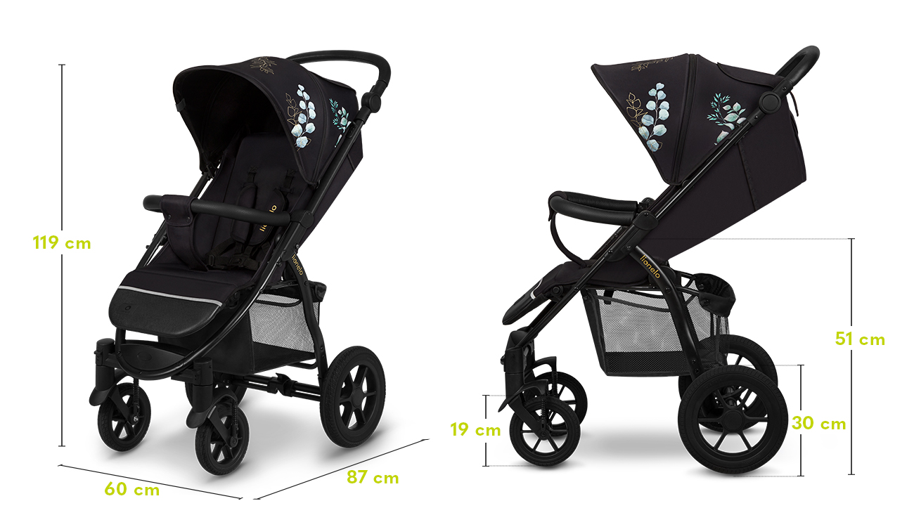 Lionelo Annet Tour Lovin’ — stroller- dimensions